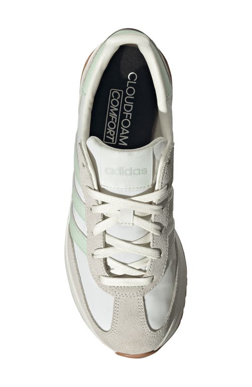 Adidas Originals Adidas Run 72 Sneaker In Off White/linen Green/gum