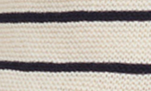 Alex Mill Elle Striped Sweater In Cotton Linen In Neutral