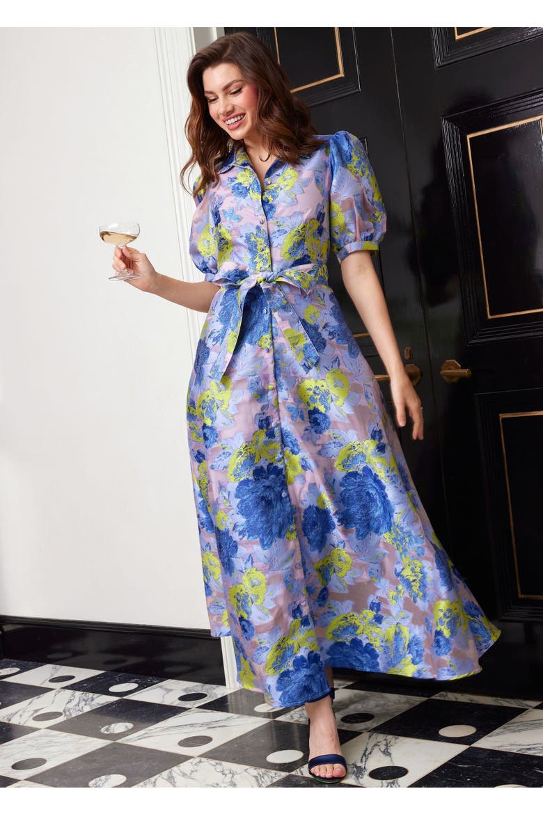 Charlotte Gown, Alternate, color, Indigo