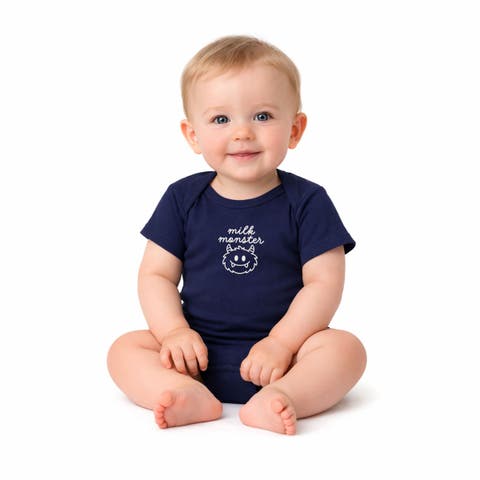 Milk Monster Infant Short Sleeve Graphic Bodysuit