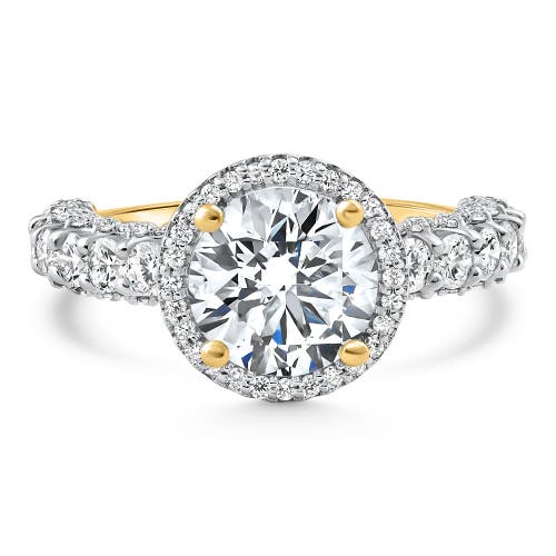 Bliss Diamond Certified 4.00ct Diamond Engagement Ring 14k Gold Lab Grown In 14k Yellow Gold