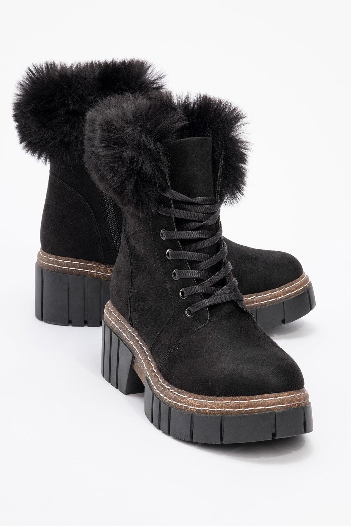Prologue Shoes Jayla Fur Boot, Alternate, color, 