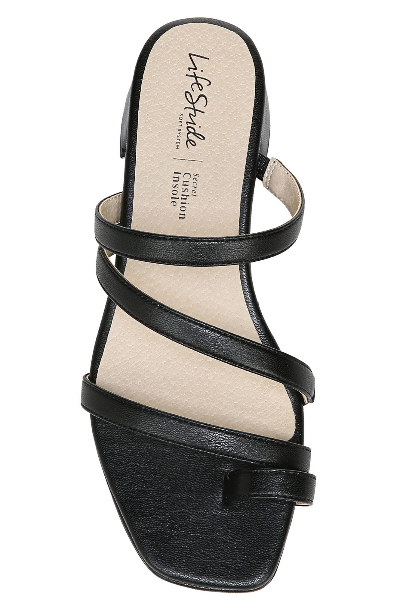 LifeStride Jasmine Strappy Sandal - Wide Width Available, Alternate, color, 