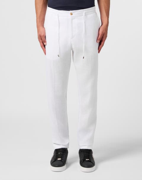 Linen Jogging Trousers Men