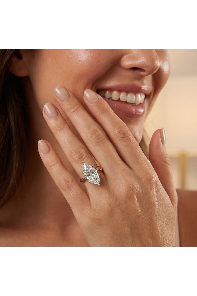 Certified 6Ct Marquise Solitaire Diamond Engagement Ring 14k Gold Lab Grown, Alternate, color, 14k White Gold