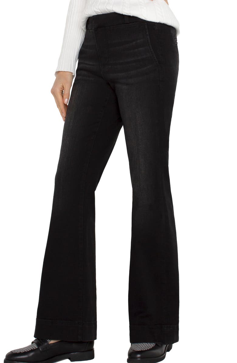 Liverpool Los Angeles Pearl Pull-On Flare Jeans, Alternate, color,