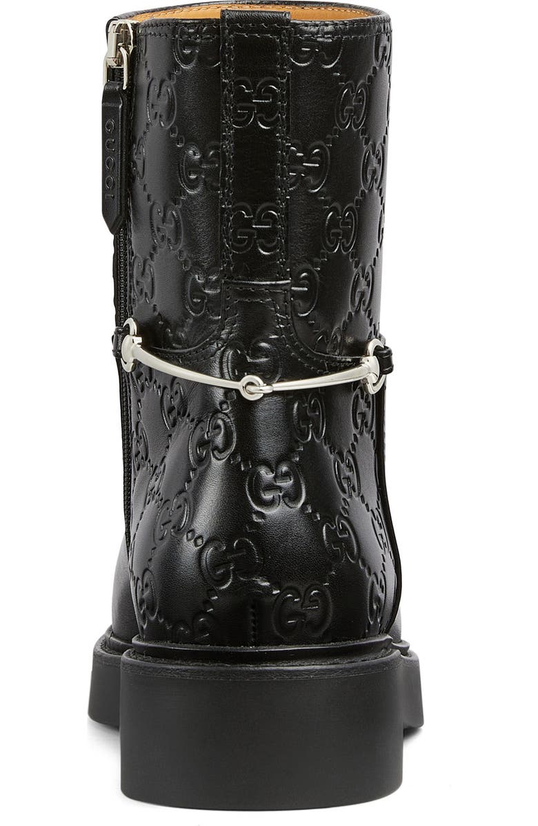 Gucci Edith Bootie, Alternate, color, Black/ Black