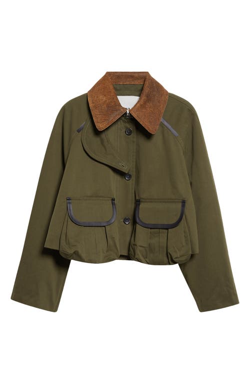 Nackiyé Precious Cargo Jacket In Green