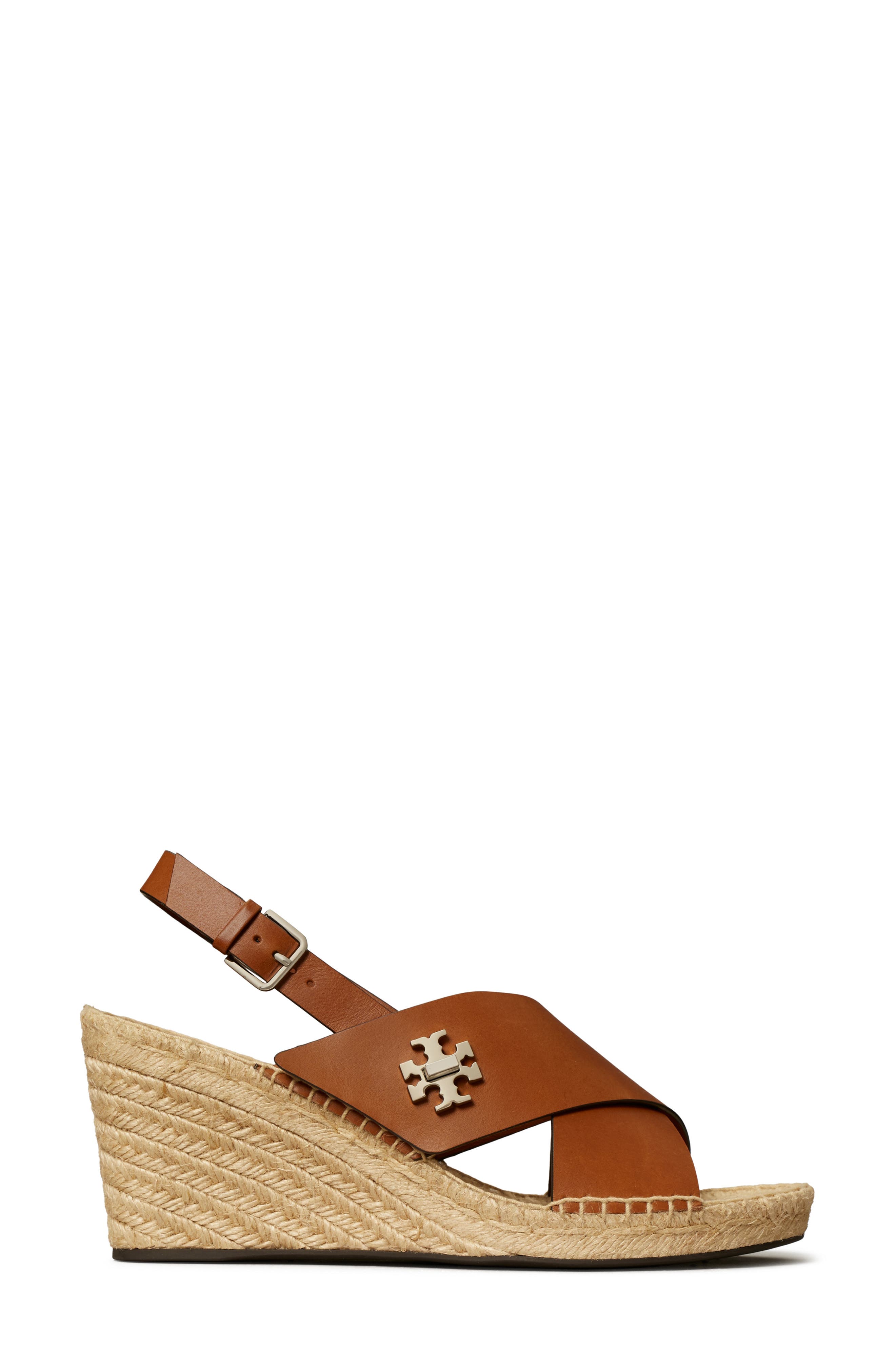 Turnlock Espadrille Slingback Platform Wedge Sandal, Alternate, color, CLASSIC CUOIO