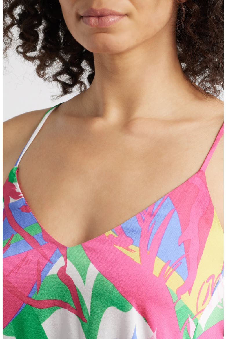 Printed Maxi Sundress, Alternate, color, RASBERRY FLORAL