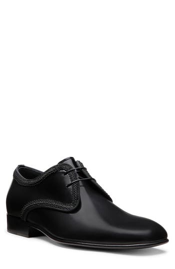 Stuart Weitzman Alastair Derby In Black