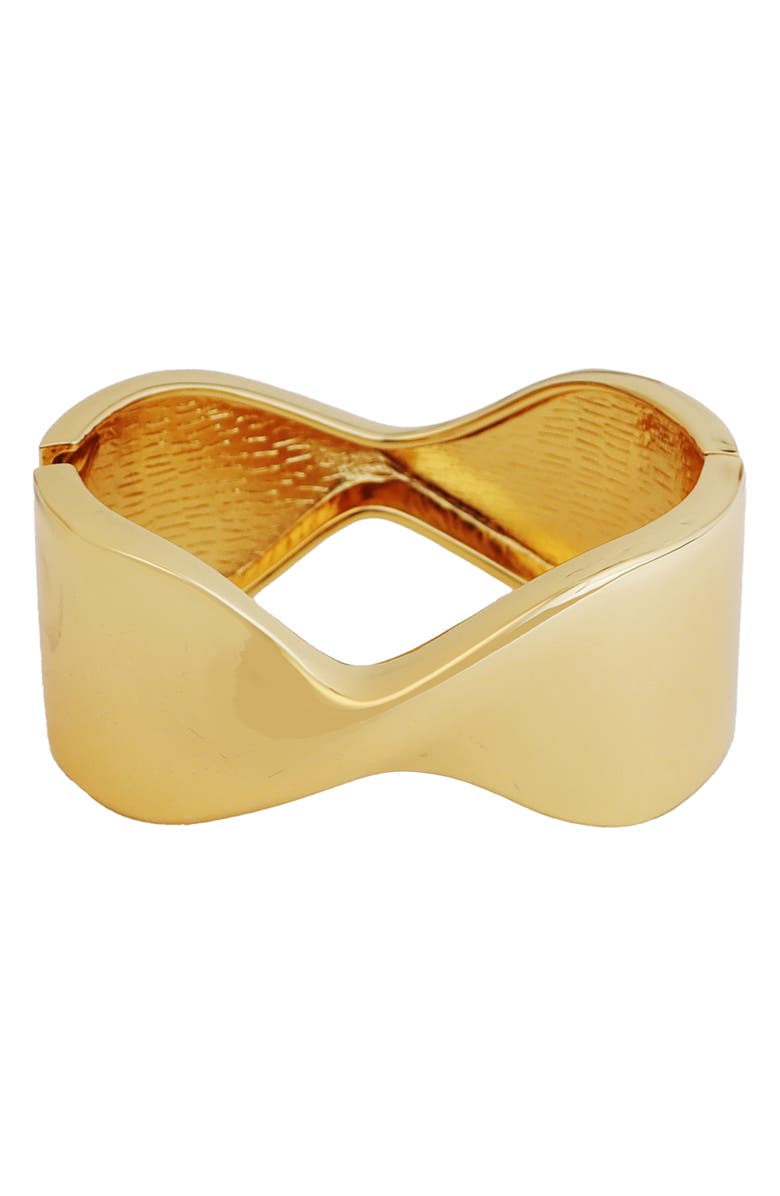 Panacea Twist Bangle, Main, color, Gold