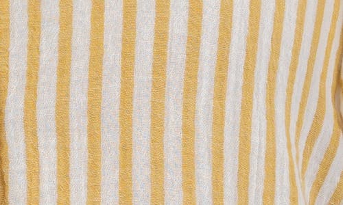 KUT FROM THE KLOTH KUT FROM THE KLOTH KATARA STRIPE SLEEVELESS RUFFLE COTTON BUTTON-UP SHIRT