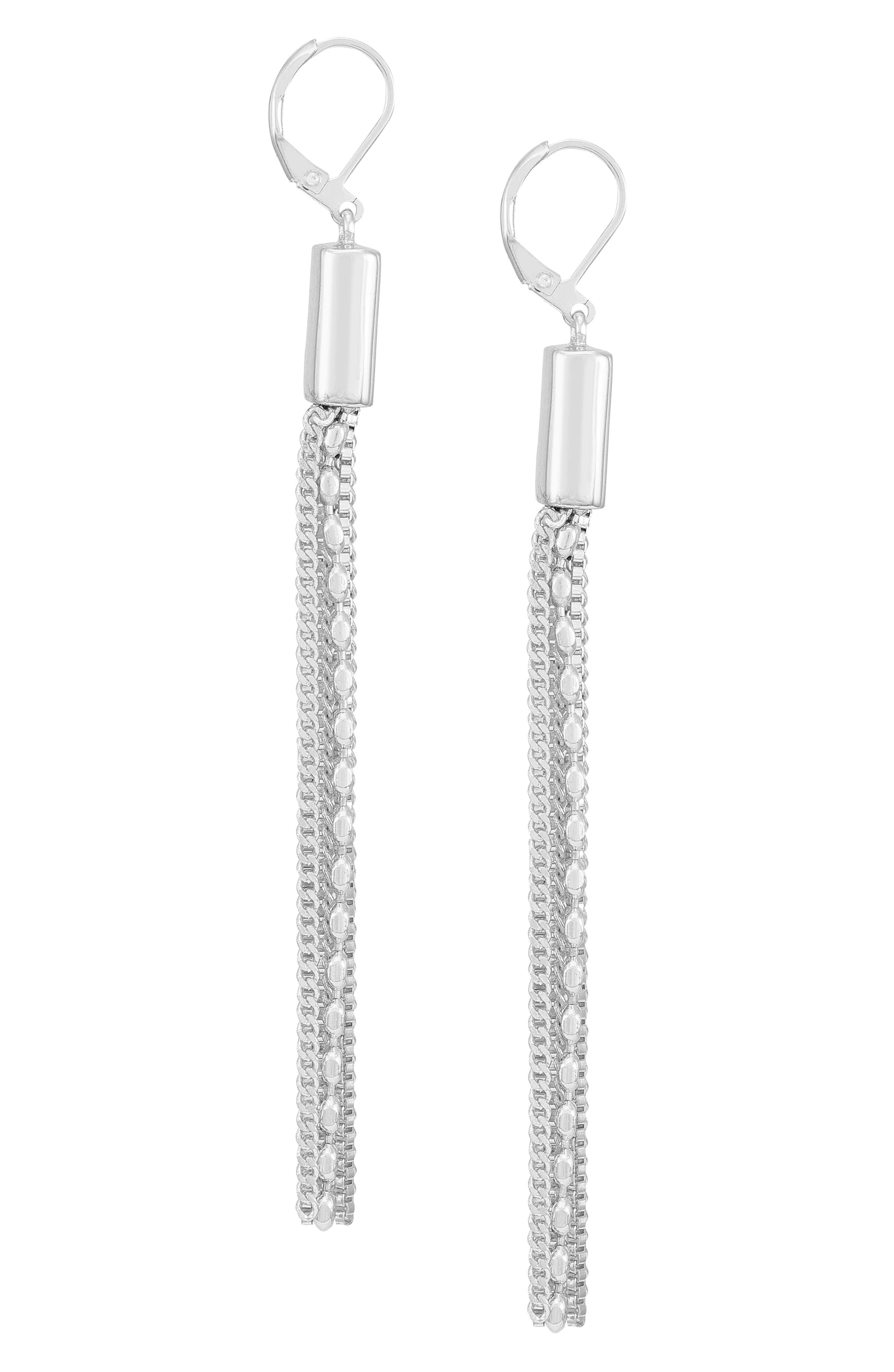 Vince Camuto Chain Flat Tassel Drop Earrings (Women) | Nordstromrack