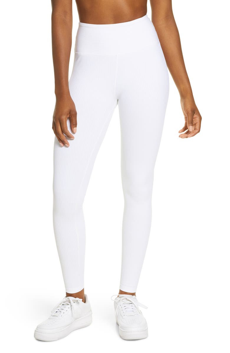 Year of Ours Ribbed High Waist Leggings, Main, color, 