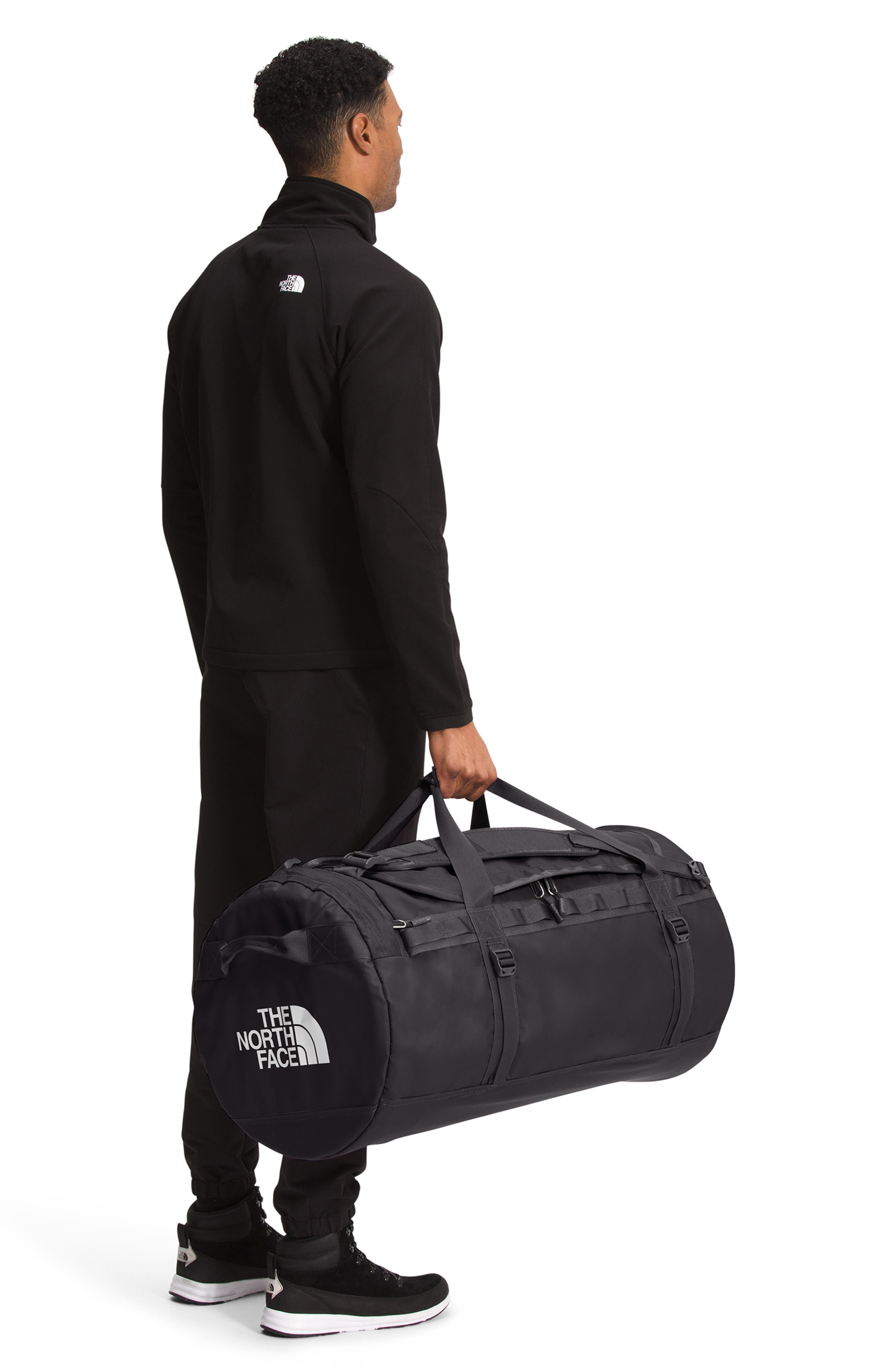 The North Face Base Camp Duffle Bag, Alternate, color, Tnf Black/ Tnf White-Npf