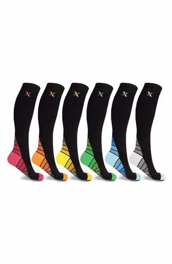 EXTREME FIT Gender Inclusive Assorted 6-Pack Premium Compression Socks