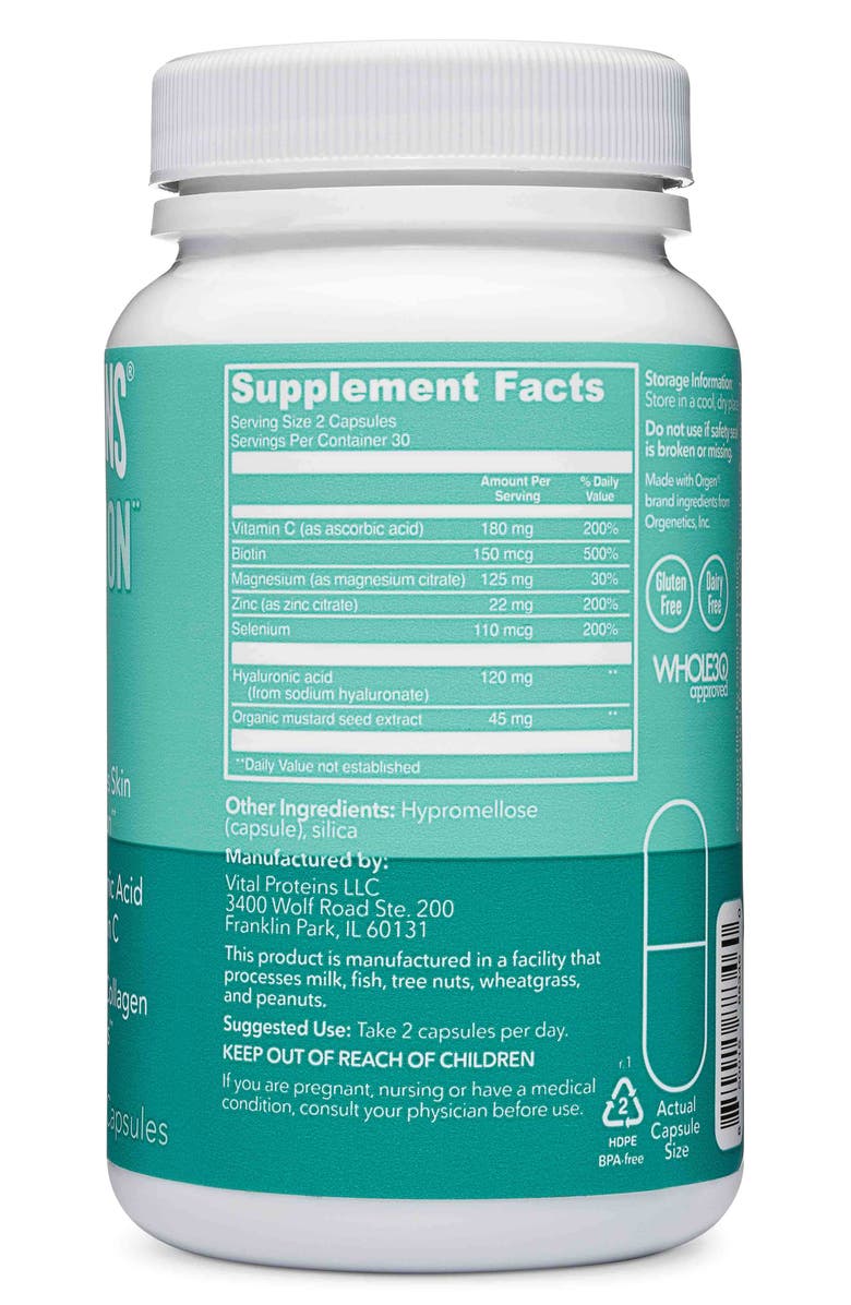 Vital Proteins Skin Hydration Boost Dietary Supplement, Alternate, color, 