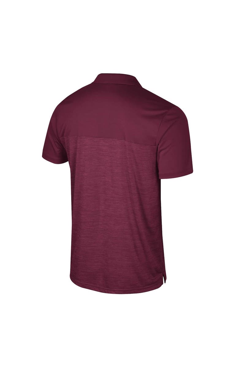 COLOSSEUM Men's Colosseum Maroon Mississippi State Bulldogs Langmore Polo, Alternate, color, Maroon