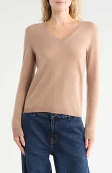 Nordstrom Cashmere V-Neck Sweater