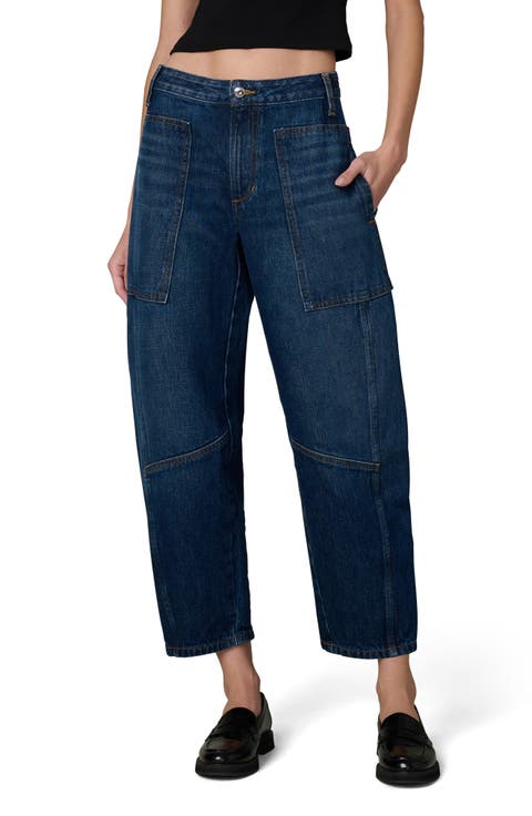 Krista Mid Rise Relaxed Barrel Jeans