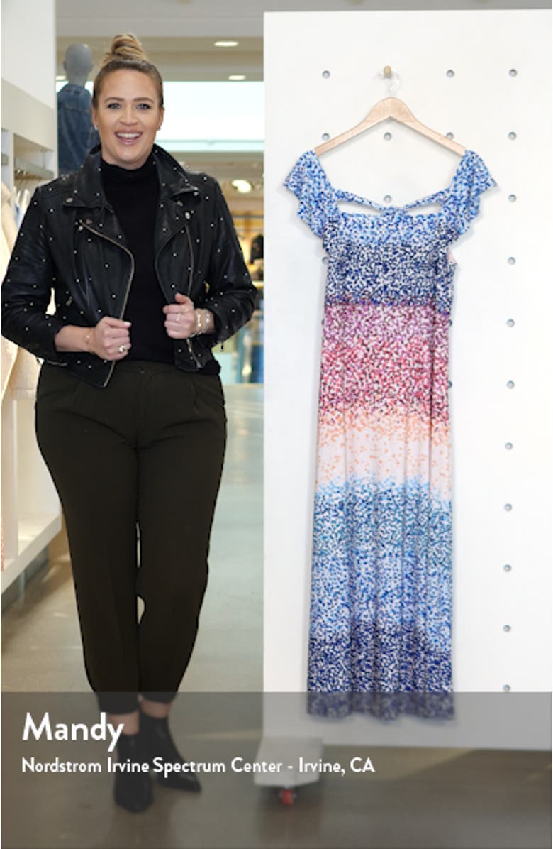 Ruffle Sleeve Maxi Dress, sales video thumbnail