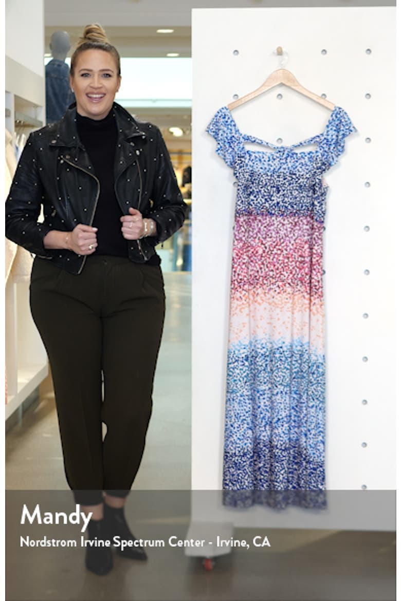 Ruffle Sleeve Maxi Dress video