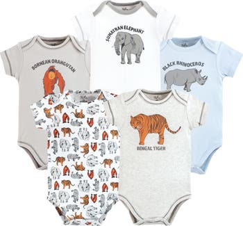 Lot De 3/5/7 Bodys Col Roulé Bébé En Coton - Nouveau-né à 24 Mois - Couleurs Aléatoires - Cadeau Naissance Pratique