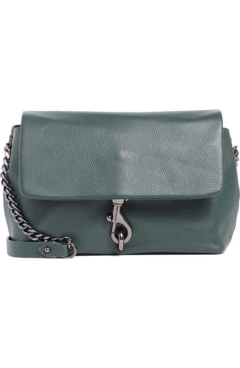 Rebecca Minkoff Flap Leather Crossbody Bag, Main, color,