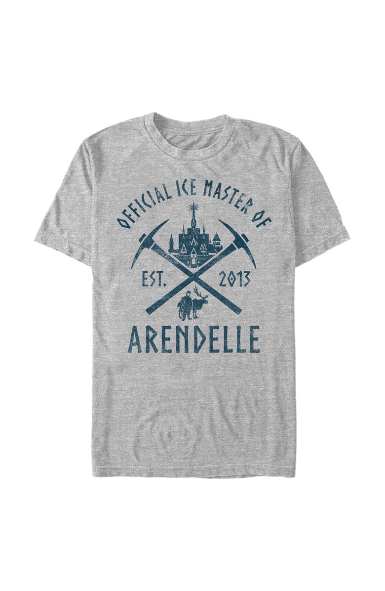 Frozen Men's Frozen Ice Master of Arendelle  Graphic T-Shirt, Main, color, Athletic Heather