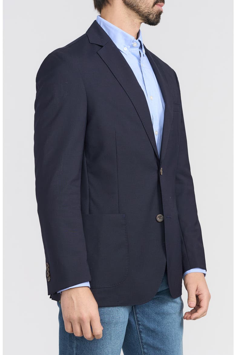 Journey Navy Solid Wool Sport Coat, Alternate, color, NAVY
