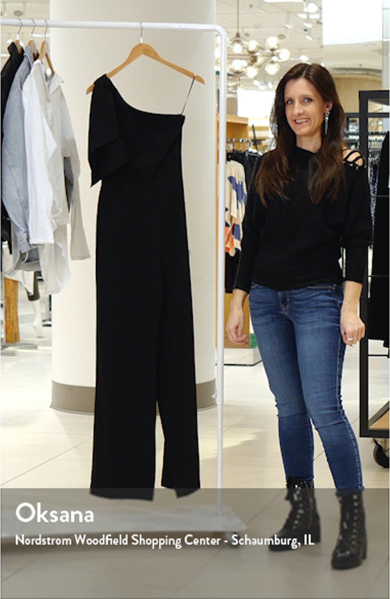 Tiffany One-Shoulder Jumpsuit, sales video thumbnail