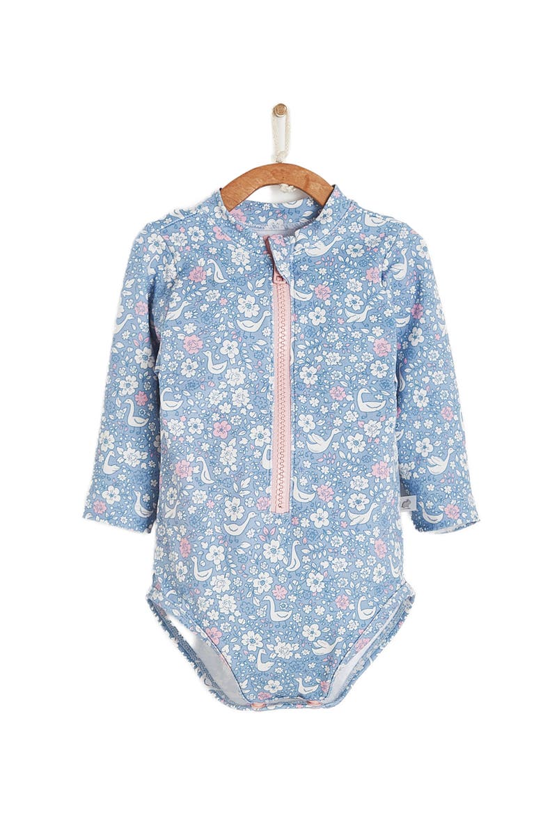 Babycottons Premium Quality Goose Long Sleeve 1- Piece Rashguard for Infant, Main, color, 