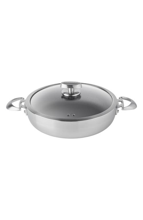 Scanpan Cs+ 4-quart Nonstick Chef's Pan With Lid In Silver