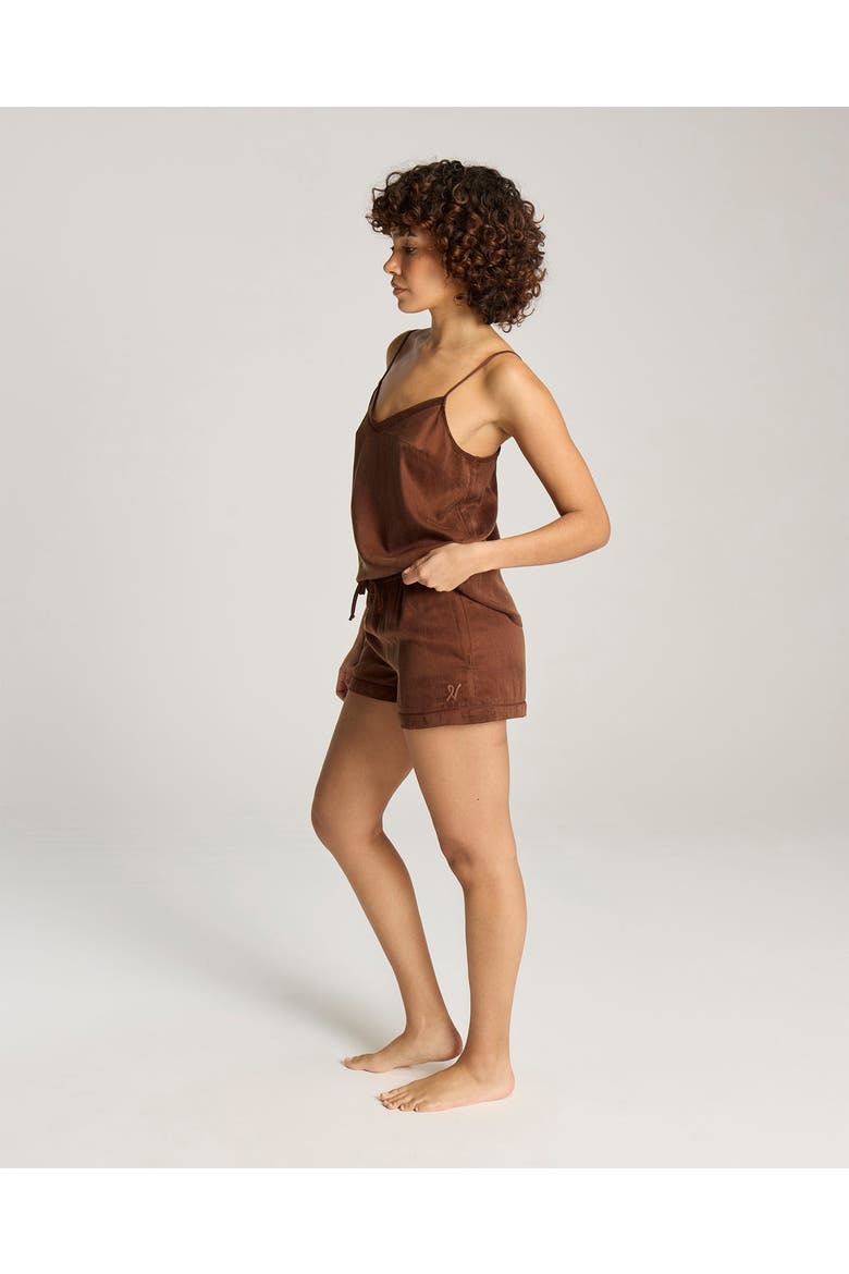 Eco-Luxe Drawstring Boxer Short, Alternate, color, Cocoa
