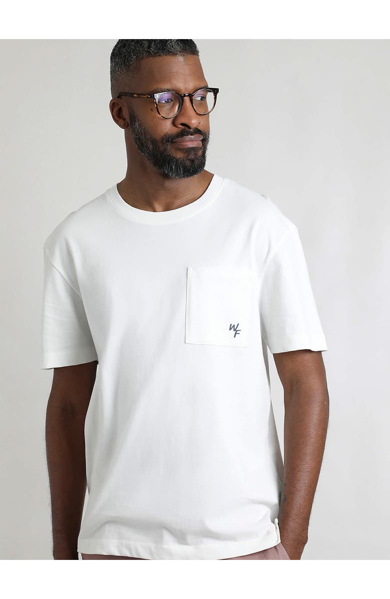 Weird Fish Keaton Super Soft Pocket T-Shirt, Main, color, Light Cream