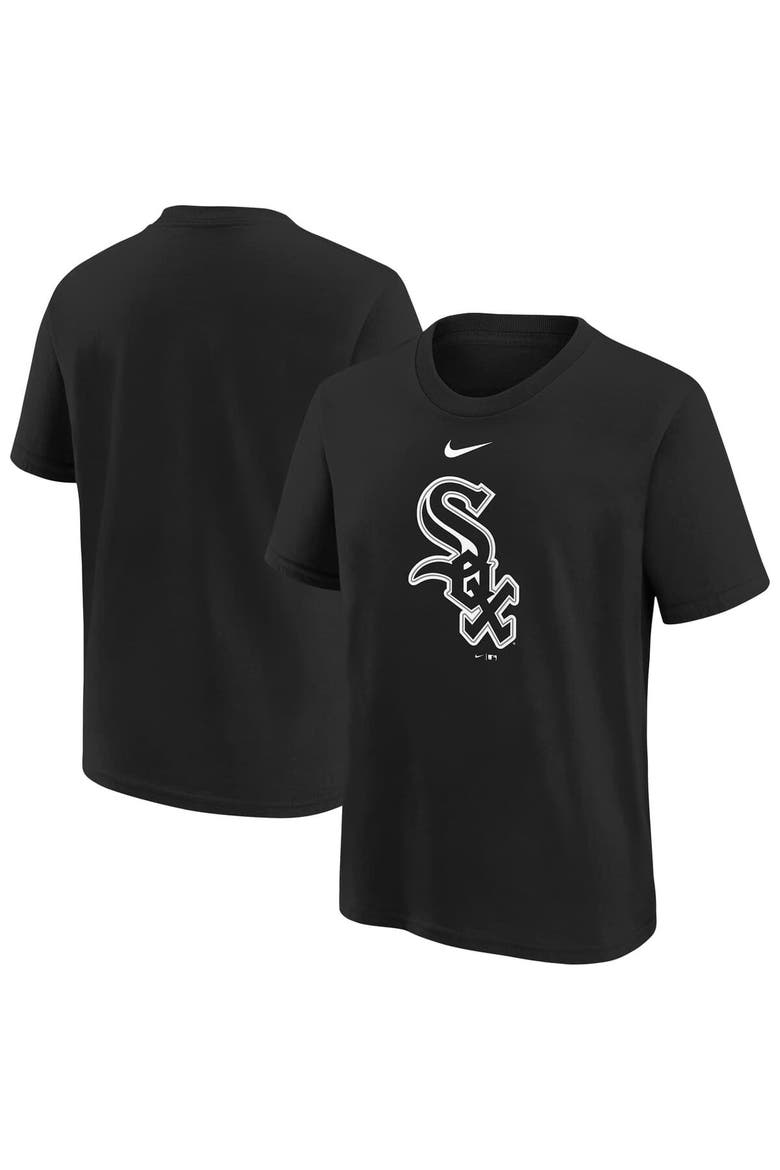 Youth Nike  Black Chicago White Sox Large Logo T-Shirt, Main, color, Black