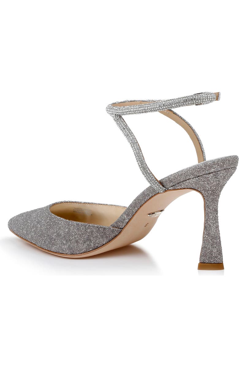 BADGLEY MISCHKA Collection Kamilah Ankle Strap Pump, Alternate, color, Slvr Antiq