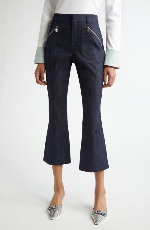 CINQ À SEPT CINQ À SEPT CELESTE CROP FLARE JEANS 
