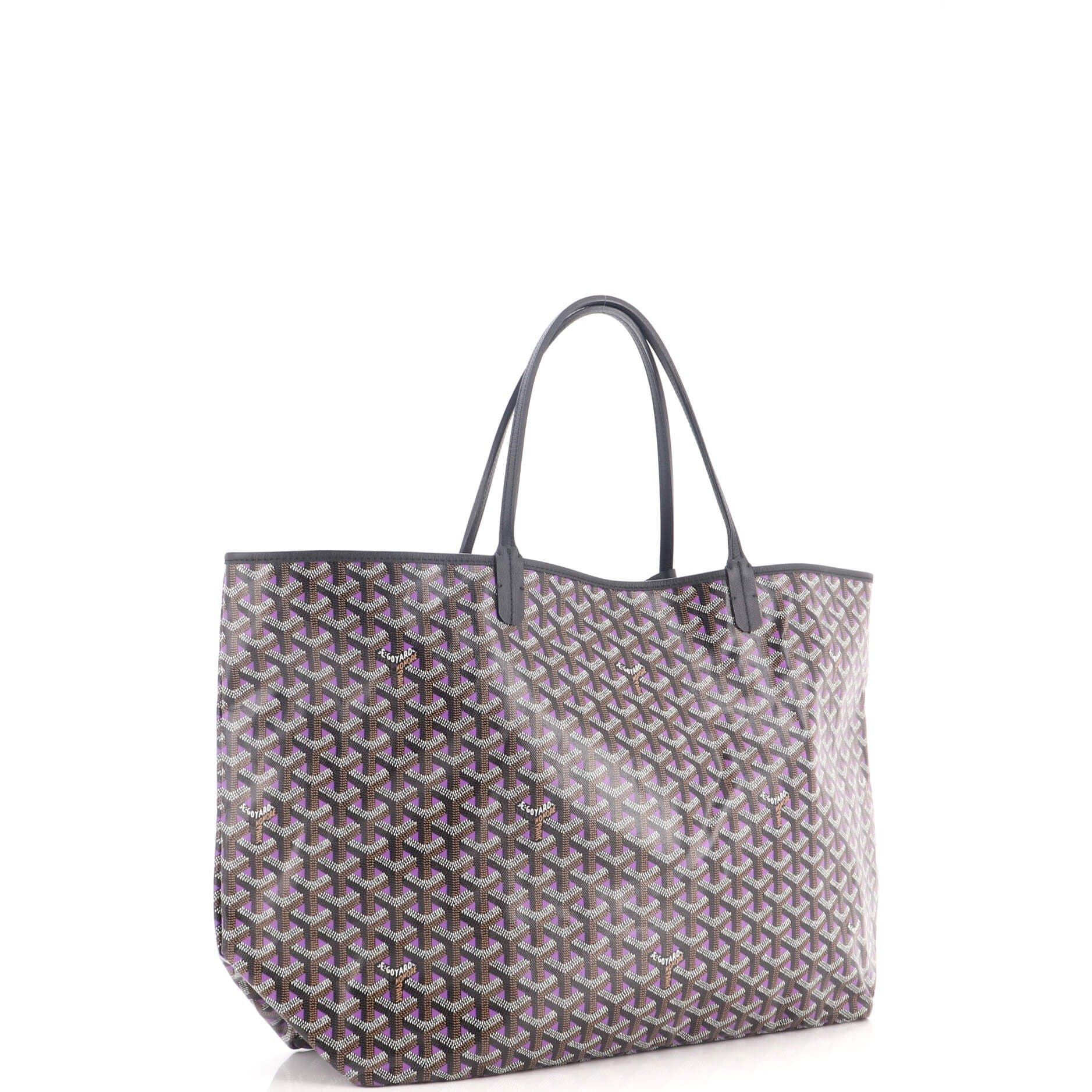 Saint Louis Tote Claire Voie Coated Canvas GM, Alternate, color, Purple