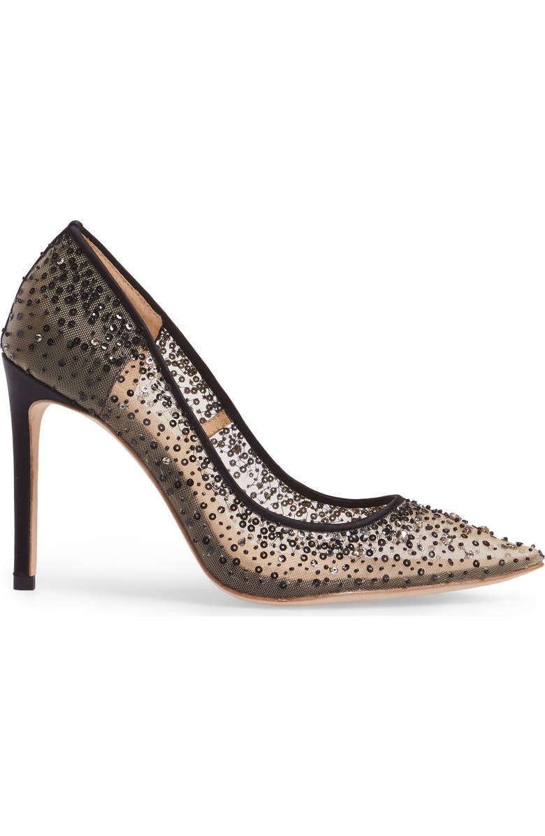 Bella Belle Elsa Beaded Illusion Pump, Alternate, color,