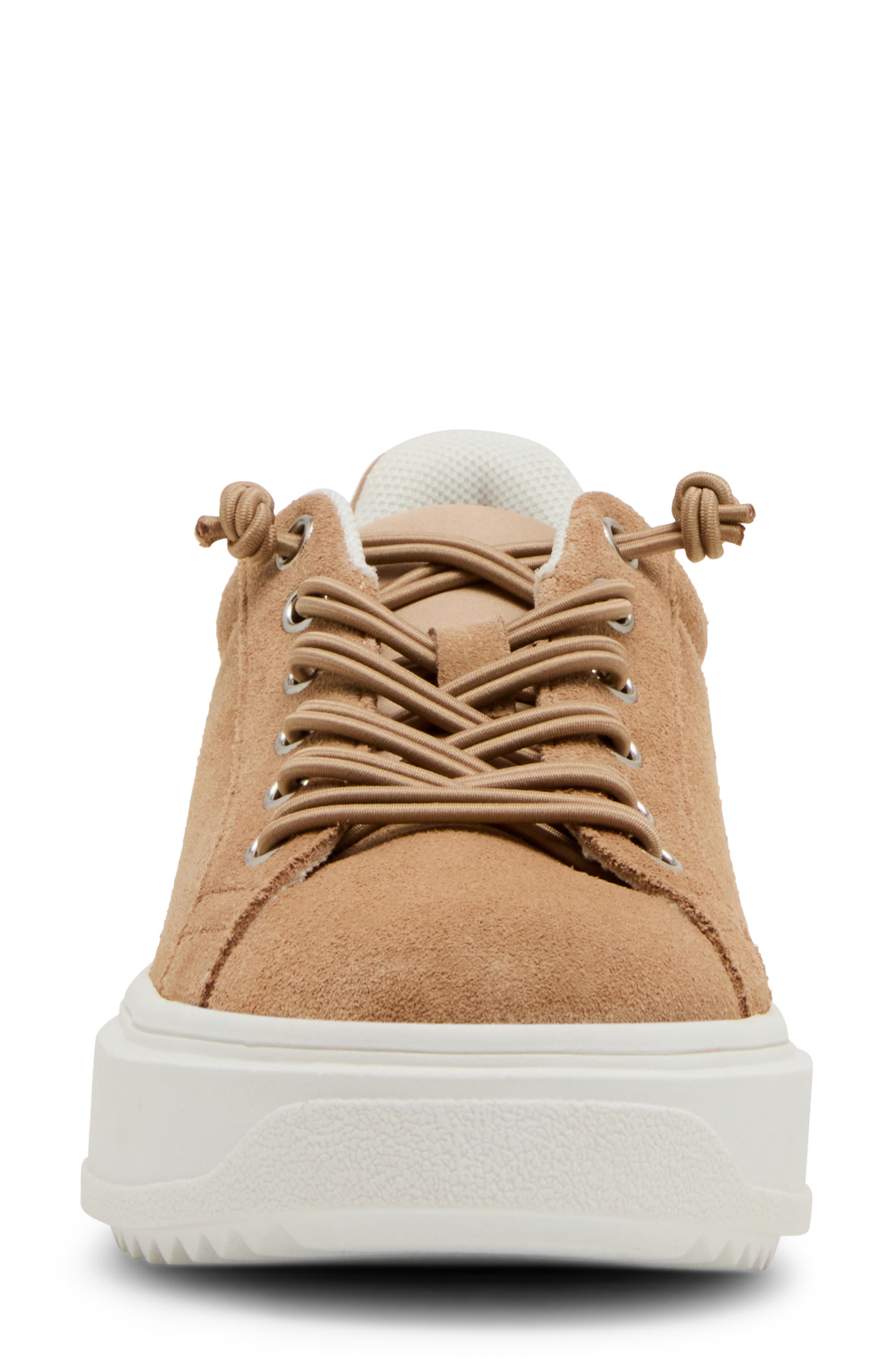 Greer Waterproof Sneaker, Alternate, color, ALMOND SUEDE