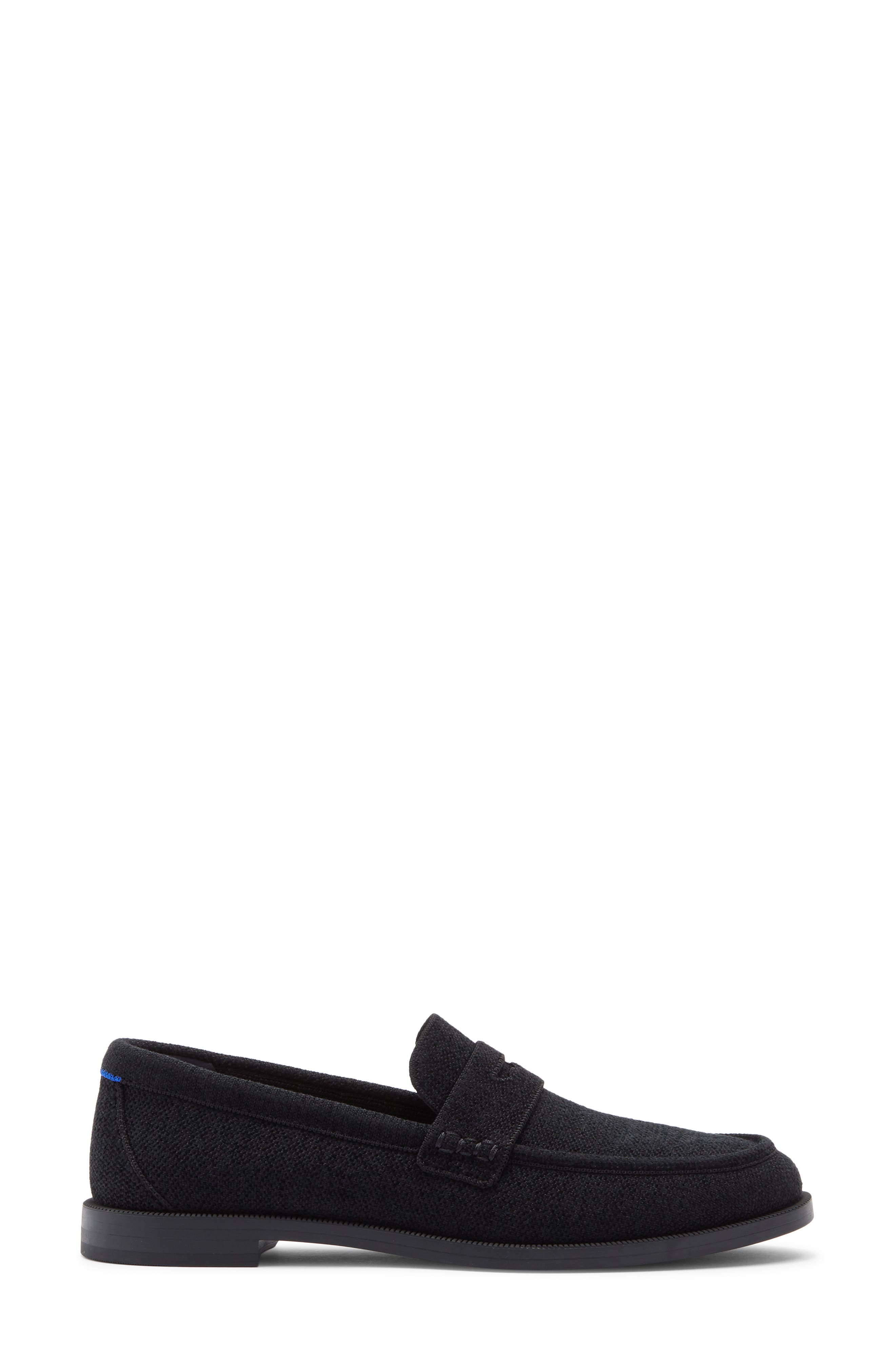 Rothy's The ReVelvet<sup>™</sup> Penny Loafer, Alternate, color, Revelvet Black