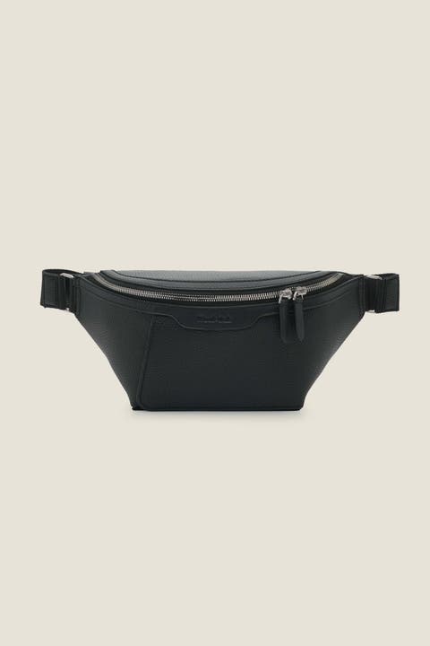 Alto Structured Leather Sling Bag