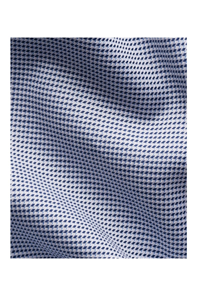 Contemporary Fit Textured Twill Button-Up Shirt, Alternate, color, NAVY