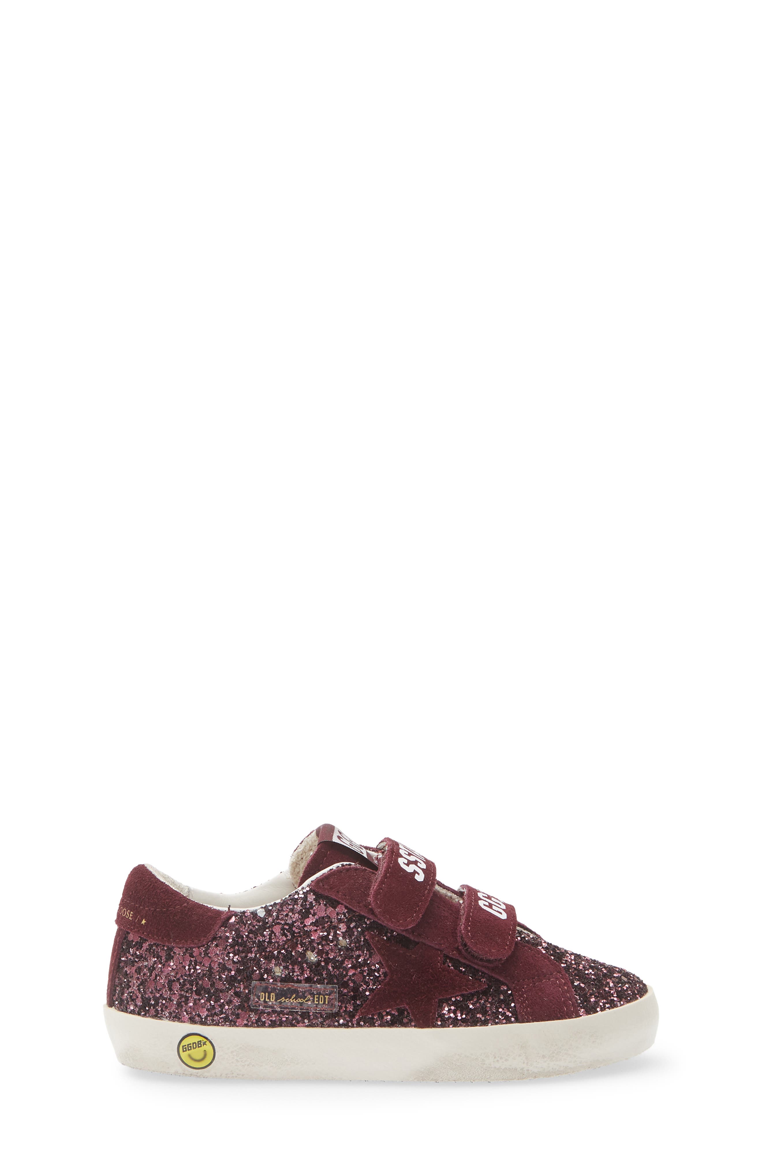 Golden Goose Kids' Old School Low Top Sneaker, Alternate, color, Bordeaux