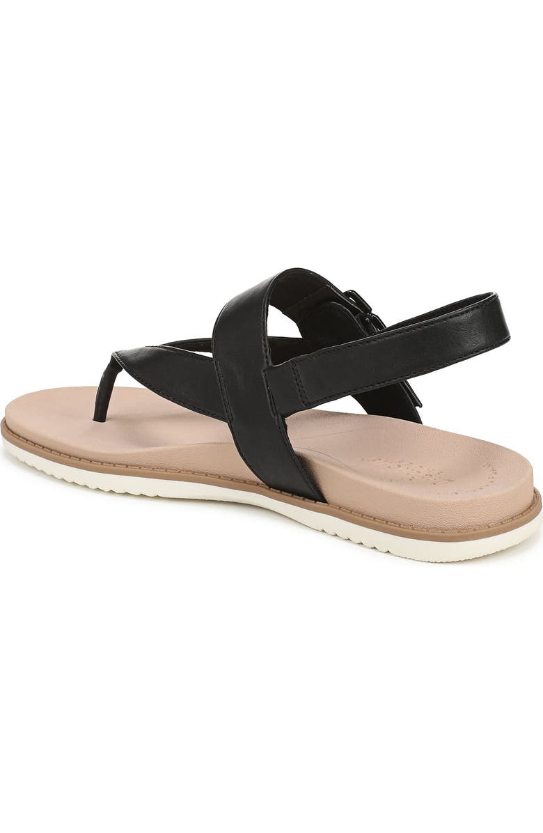 Dr. Scholl's So Chill Sandal, Alternate, color, Black Faux Leather