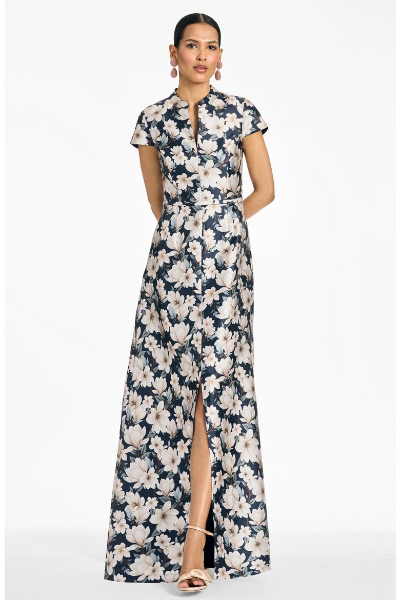 Floral Gown, Alternate, color, MIDNIGHT MAGNOLIA