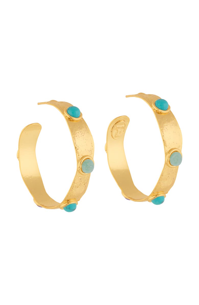 SYLVIA TOLEDANO Bianca Earrings, Main, color, Turquoise