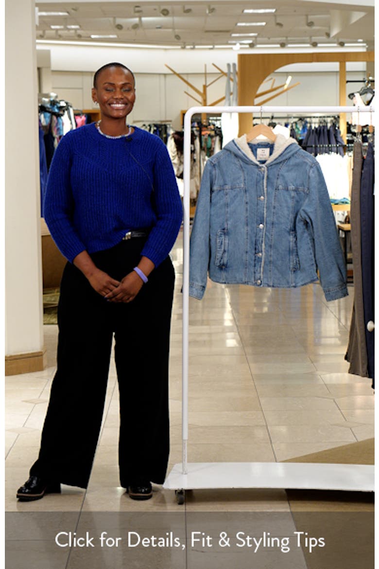 We the Free Asher Faux Shearling Lined Denim Jacket video